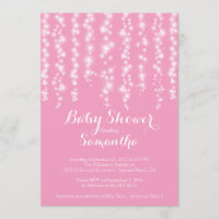 Invitación a Baby Shower de los Chicas de espuma m