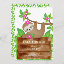 Invitación a Baby Shower de los Chicas de Sweet Sl