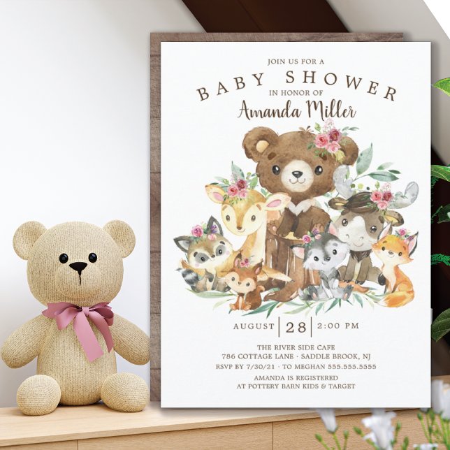 Invitación a Baby Shower de los Chicas de Woodland (Subido por el creador)
