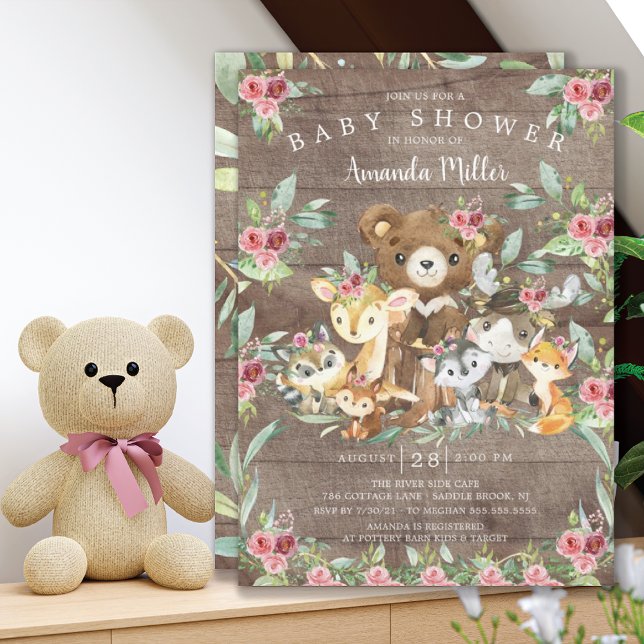 Invitación a Baby Shower de los Chicas de Woodland (Subido por el creador)