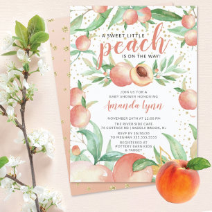 Invitación a Baby Shower de los Chicas dulces y pe