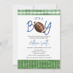 Invitación a Baby Shower de los chicos de Green Pl