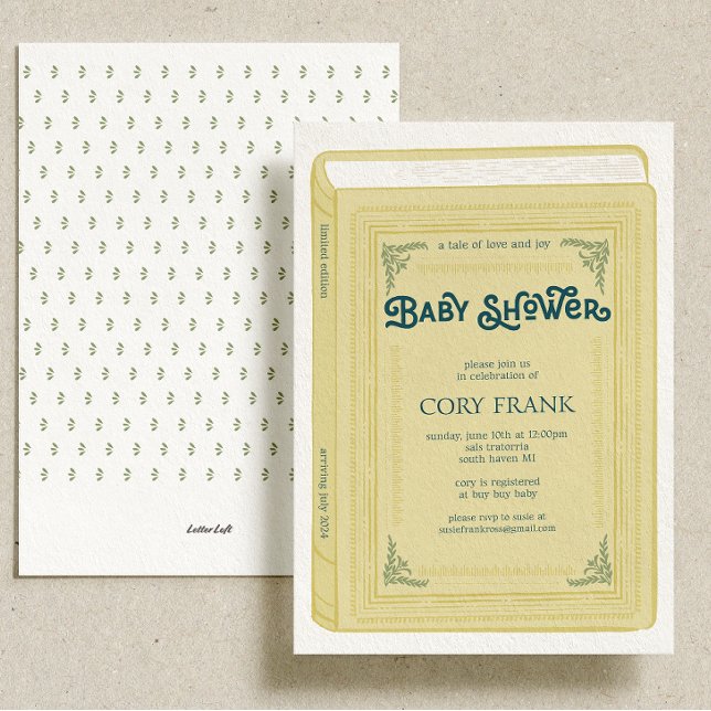 Invitación a Baby Shower de los cuentos (Subido por el creador)