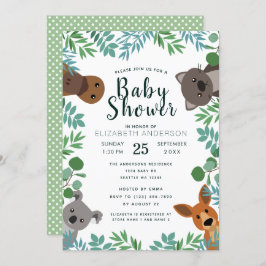 Invitación a Baby Shower de los delincuentes austr
