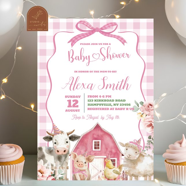 Invitación a Baby Shower de los gemelos de vaca sa (Subido por el creador)