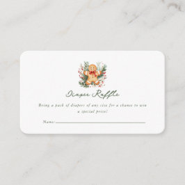 Invitación a Baby Shower de los navidades Gingerbr