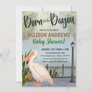 Invitación a Baby Shower de Louisiana Bayou