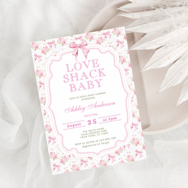 Invitación a Baby Shower de Love Shack (Subido por el creador)