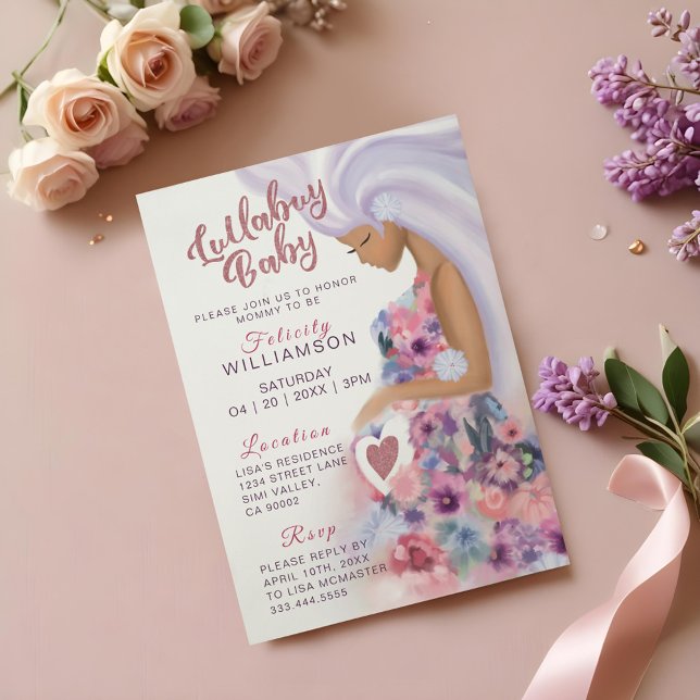Invitación a Baby Shower de Madre bonito Para Ser  (Subido por el creador)