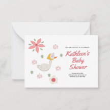 Invitación a Baby Shower de Madre Rosa Ganada
