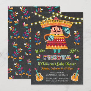 Invitación a Baby Shower de Mariachi Mexicana Fies
