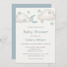 Invitación a Baby Shower de Mint Turquoise Boy