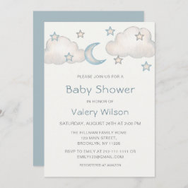 Invitación a Baby Shower de Mint Turquoise Boy