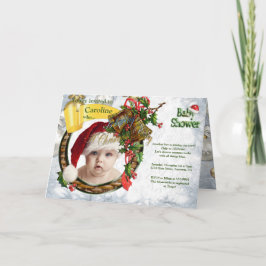 Invitación a Baby Shower de navidades