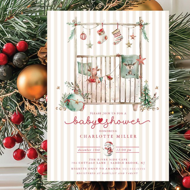 Invitación a Baby Shower de navidades (Subido por el creador)