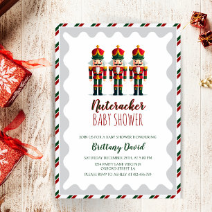 Invitación a Baby Shower de Navidades de Fiestas d