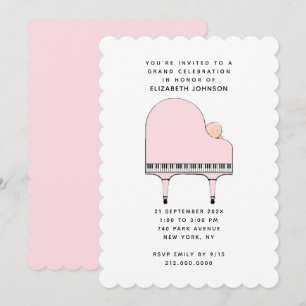 Invitación a baby shower de niña