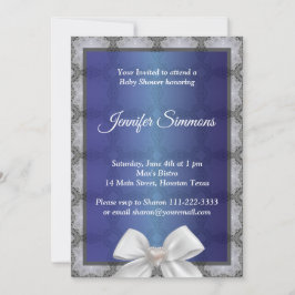 Invitación a baby shower de niño