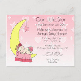 Invitación a Baby Shower de Nuestra Estrella Peque