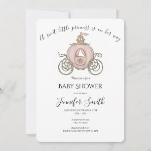 Invitación a Baby Shower de nuestra pequeña prince
