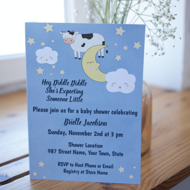 Invitación a Baby Shower de Nursery Rhyme (Subido por el creador)