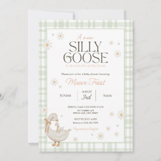 Invitación a Baby Shower de Nursery Rhyme Silly Go