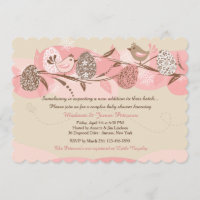 Invitación a Baby Shower de Parejas de Chicas de P