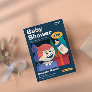 Invitación a Baby Shower de Personalizado de cuent