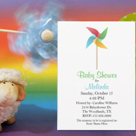 Invitación a Baby Shower de PinWheeler