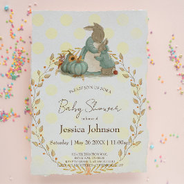 Invitación a Baby Shower de Rabbit Peter