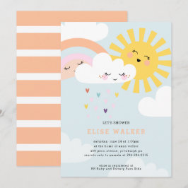 Invitación a Baby Shower de Rainbow Sprinkles