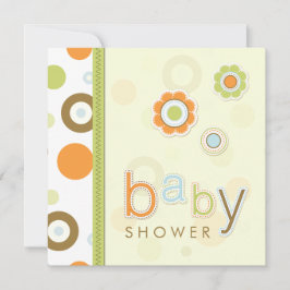 Invitación a Baby Shower de Retro Scrapbook