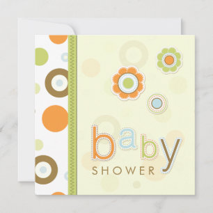 Invitación a Baby Shower de Retro Scrapbook