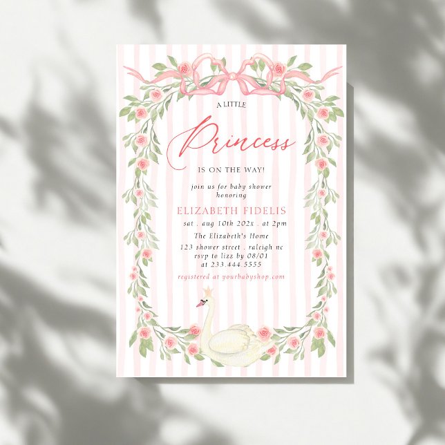 Invitación a Baby Shower de Rosas de flores de vac (Subido por el creador)