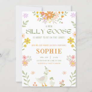 Invitación a Baby Shower de Silly Goose