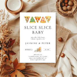 Invitación a Baby Shower de Slice Slice Baby Pizza