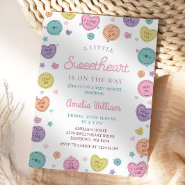 Invitación a Baby Shower de Squerido Candy Valenti