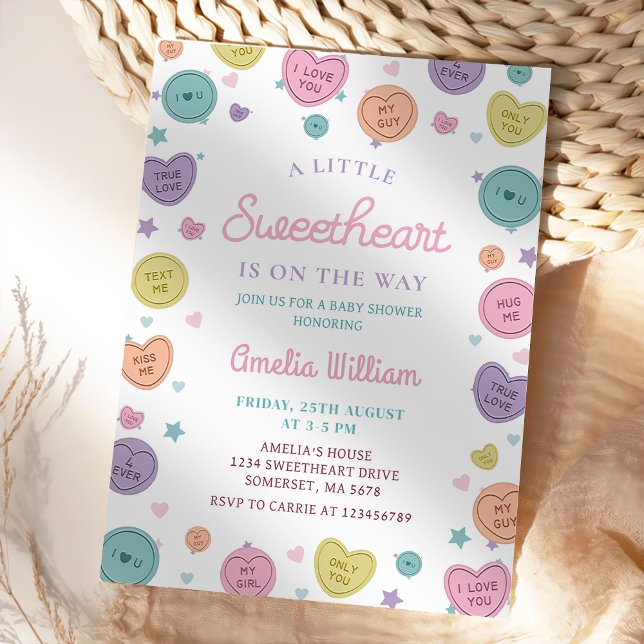 Invitación a Baby Shower de Squerido Candy Valenti (Subido por el creador)
