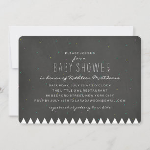 Invitación a Baby Shower de Starry Mountain