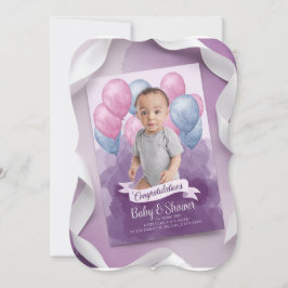 Invitación a Baby Shower de Sweet Bubbles | Person