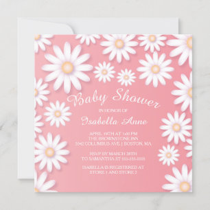 Invitación a Baby Shower de Sweet Daisy