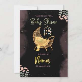 Invitación a Baby Shower de Sweet Dreams - #CribDI