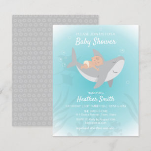 Invitación a Baby Shower de Sweet Shark