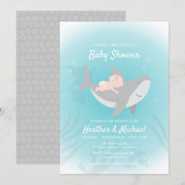 Invitación a Baby Shower de Sweet Shark