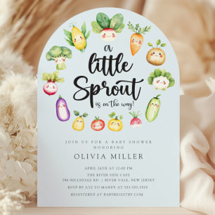 Invitación a Baby Shower de Sweet Sprout