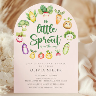 Invitación a Baby Shower de Sweet Sprout