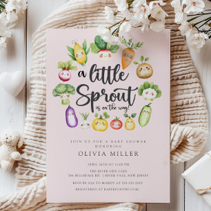 Invitación a Baby Shower de Sweet Sprout