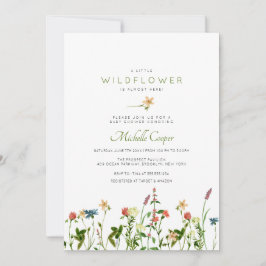 Invitación a Baby Shower de Sweet Wildflower