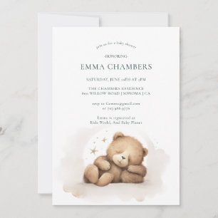 Invitación a Baby Shower de Teddy Bear