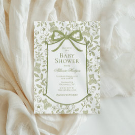 Invitación a Baby Shower de Teddy Bear | Elegante